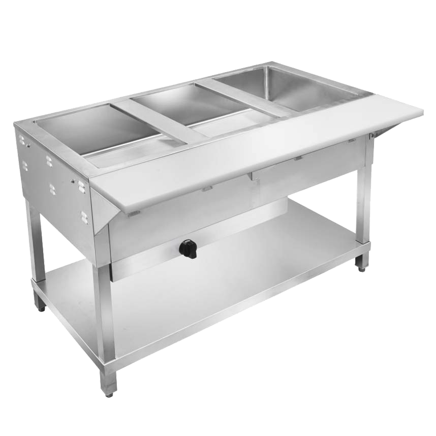 2 Bay Sealed Wet Bath Steam Table