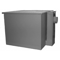 Lg 600# Zurn Z1172-1500 Acid Resist Grease Trap 300 GPM 5"Inlet