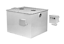 Lg 400# Zurn Z1172-UN-1300 Grease Trap w/ User Notification System 200 GPM