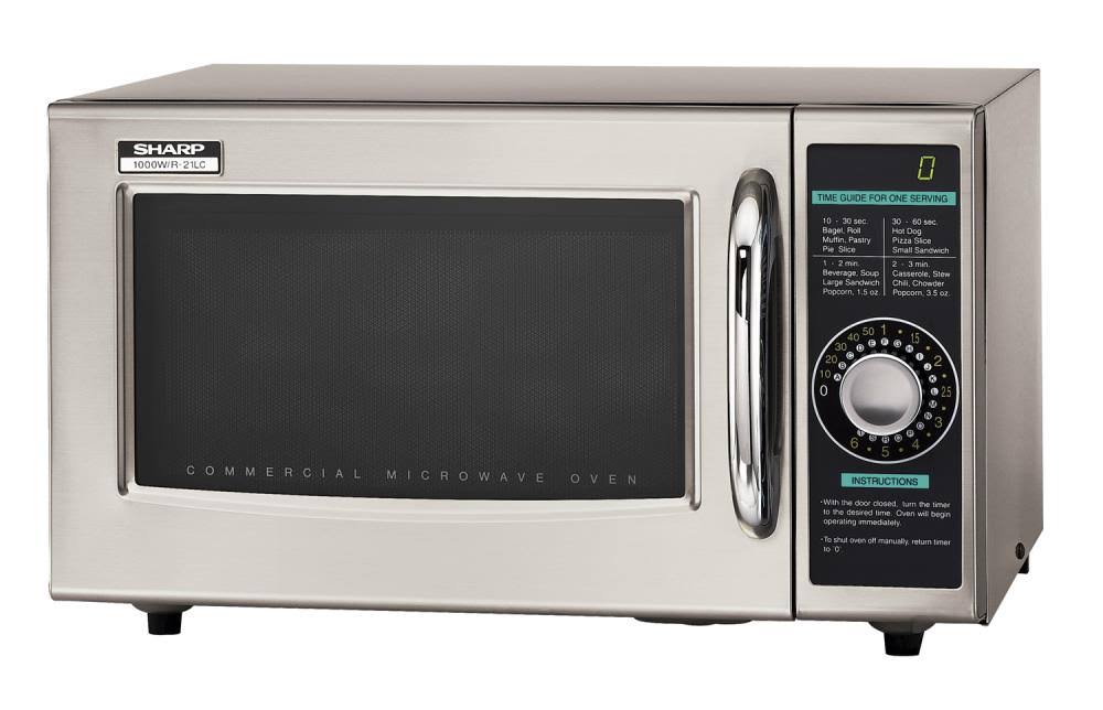 Sharp ® Commercial Medium Duty 1000W Dial Microwave R21LCFS