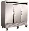 3 Door Commercial Freezer 72 CU FT IKON IB81F-DV Upright bottom mount