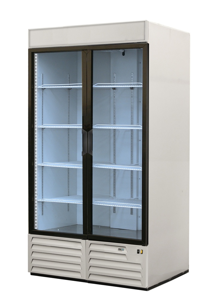 2 Glass Door Cooler Merchandiser Asber USA ARMD-49 A