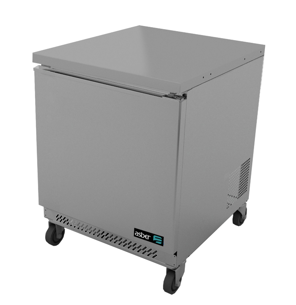 1 Door Undercounter Freezer 27" Asber USA AUTF-27-HC