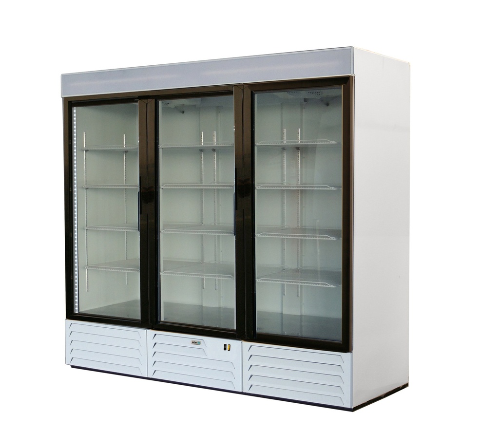 3 Glass Door Cooler Merchandiser Asber USA ARMD-72