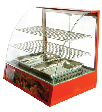 Omcan Display Warmer Curved Glass 26" DW-CN-0660
