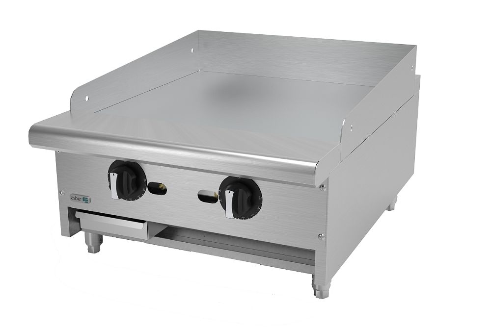 24" Thermostatic Griddle Gas Asber USA AETG-24 H