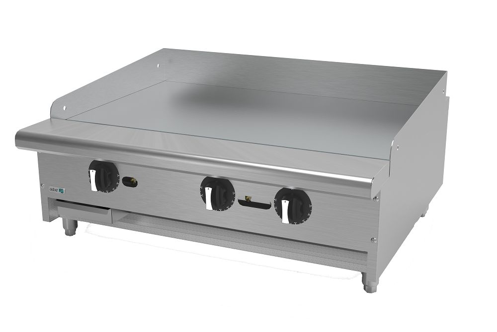 36" Thermostatic Griddle Gas Asber USA AETG-36 H