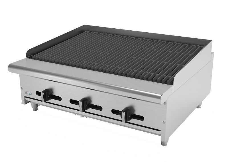 36" Char Rock Broiler Asber USA AECRB-36