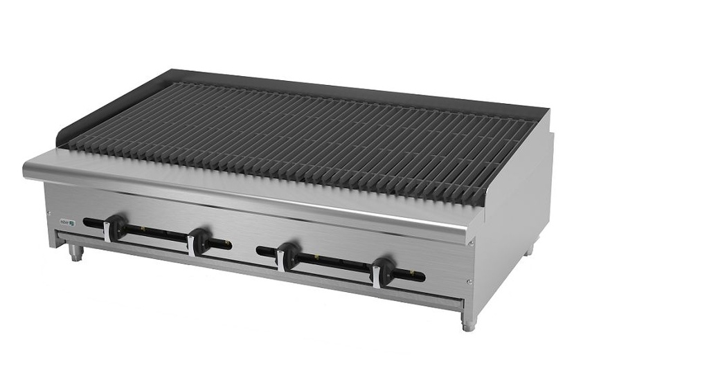 48" Char Rock Broiler Asber USA AECRB-48