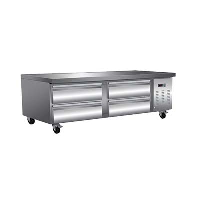Chef Base Refrigerator, 74" 4 Drawers IKON ICBR-74
