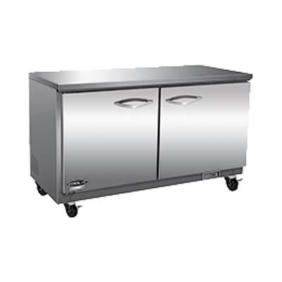 2 Door Undercounter Refrigerator, Rear Mounted IKON IUC61R