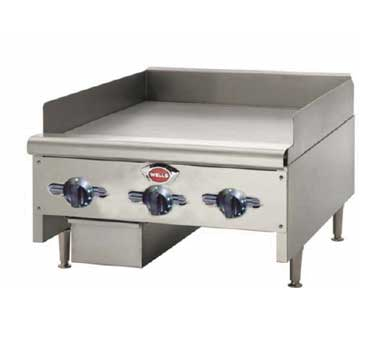 Wells HDTG-2430G Gas Griddle 24"W