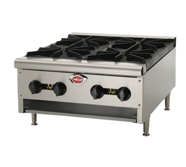 Wells HDHP-2430G Gas Hotplate 4 Burner