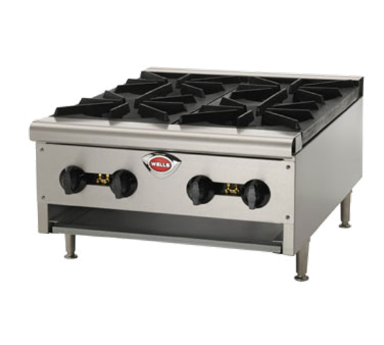 Wells HDHP-3630G Gas Hotplate 6 Burner
