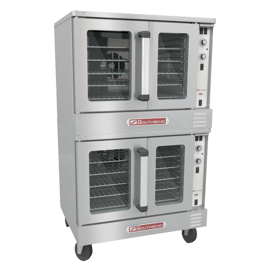 Southbend PCG100S/SD Platinum Double Convection Oven Gas 50000 BTUs Each Standard Depth Standard Controls Dependent Doors