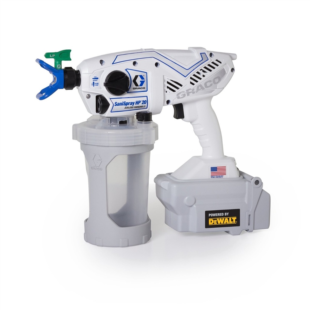 Graco SaniSpray HP 20 Cordless Handheld Airless Disinfectant Sprayer