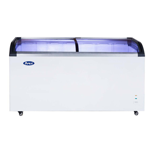 Atosa USA MMF9113 Chest Freezer 50-1/8W x 26-3/4D x 33-3/8H 12.5 cu ft LED Lighting Locking Glass Lid