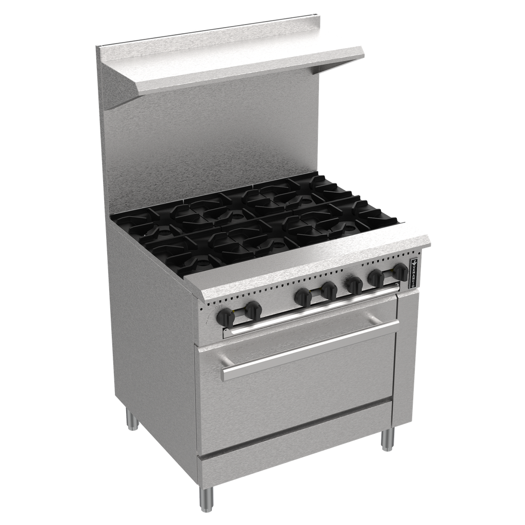 Venancio USA PRO36G-ST Range, 36" Restaurant, Gas