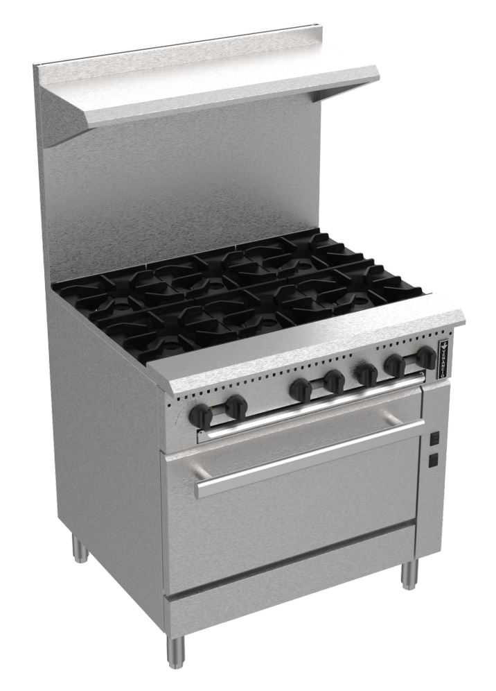 Venancio USA PRO36G-CO Range, 36" Restaurant, Gas