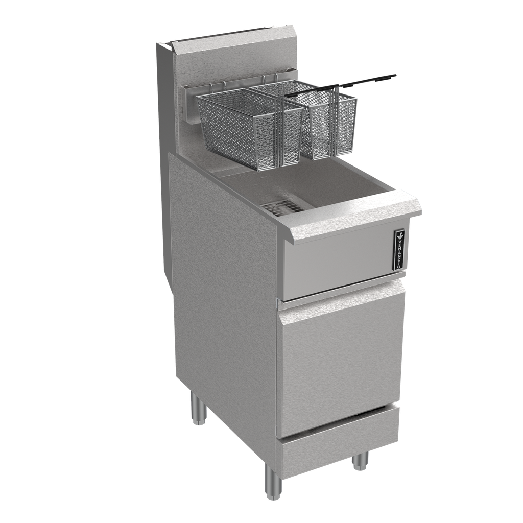 Venancio USA PFR40G-CB Fryer, Gas, Floor Model, Full Pot