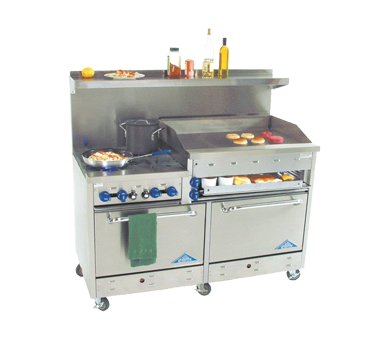 Comstock Castle F3226-36B Range, 60" Restaurant, Gas