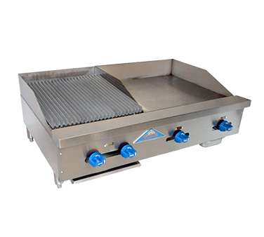 Comstock Castle FHP42-24-1.5RB Griddle / Charbroiler, Gas, Countertop