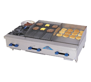 Comstock Castle FHP48-18-1.5RB Griddle / Charbroiler, Gas, Countertop