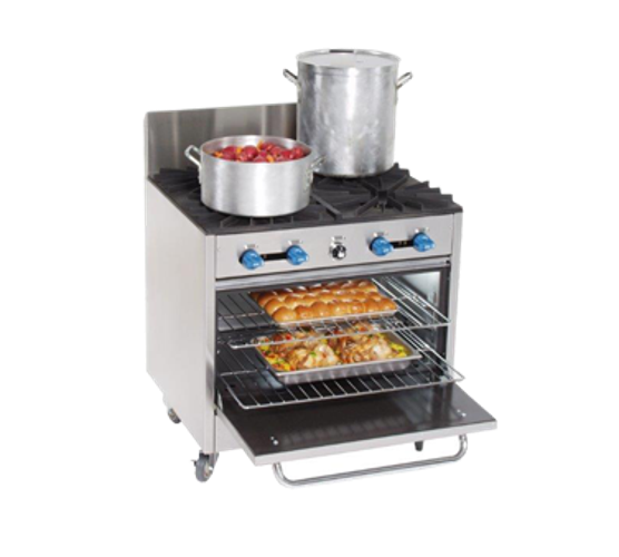 Comstock Castle FK430 Range, 36" Restaurant, Gas
