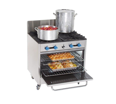 Comstock Castle FK430 Range, 36" Restaurant, Gas