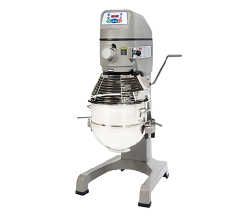 Globe Food Equipment Co. SP30P Planetary Pizza Mixer 31.7 qt 3-speed stainless steel bowl guard aluminum dough hook