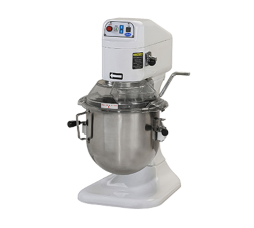 Globe Food Equipment Co. SP08 Planetary Mixer 8 qt Countertop Model 3 Speed Gear Driven with Digital Timer and Bowl Lift