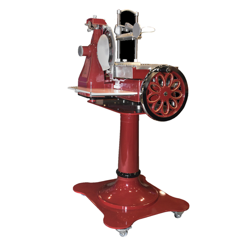 Globe Food Equipment Co. FS14 Traditional Premium Flywheel Slicer Italian Designed Manual Chain Drive 14 Inch Blade