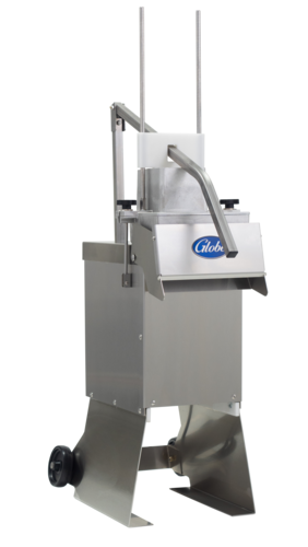Globe Food Equipment Co. GSCS3-3 High Volume Cheese Shredder Continuous Feed Design 66 lb/min Capacity Large Hopper 3 HP