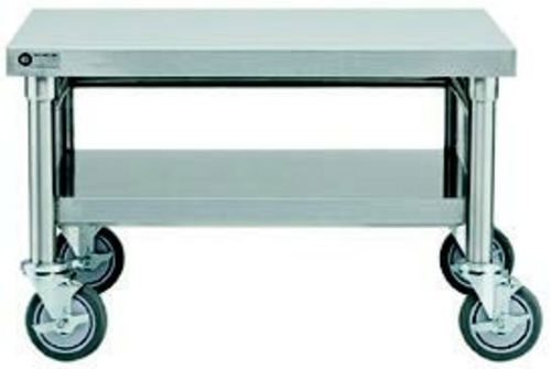 Merrychef USA STACK-19 Single Double Oven Cart Stainless Steel 19 Inch Height