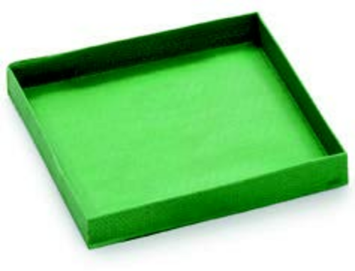 Merrychef USA 32Z4095 Teflon Basket Solid Base Green 5.5x5.5x0.5