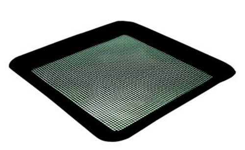 Merrychef USA 32Z4166 Signature Teflon Basket Perforated Base Black 11x11