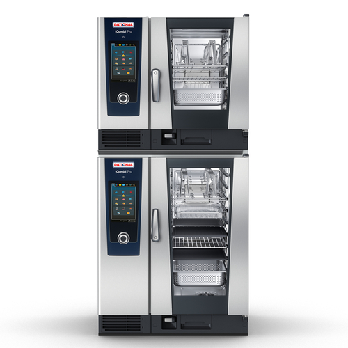 RATIONAL ICP 6-HALF ON 10-HALF E Electric Combi Oven Double Stack 208240V