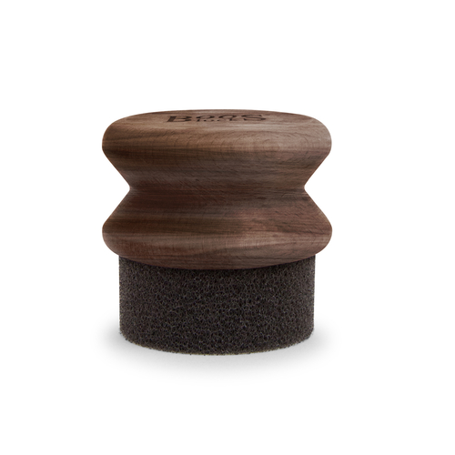 John Boos Butcher Block Oil and Cream Applicator for Wood Cutting Boards, Block and Countertops, Chopping and Charcuteries Essential, Walnut