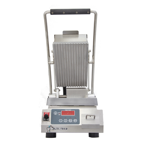 Star PGT7EA-230V Heavy Duty Sandwich Panini Grill for Commercial Use