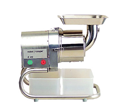 Robot Coupe C80 Automatic Pulp and Juice Extractor with Large Feed Tray and Stainless Steel Construction