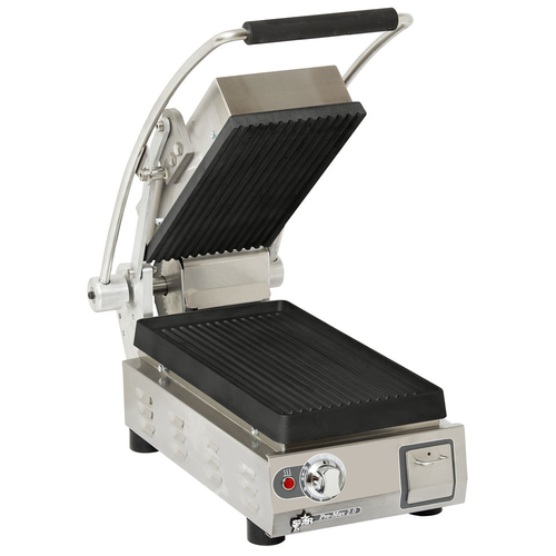 Star PGT7IA-240V Heavy Duty Sandwich Panini Grill for Commercial Use
