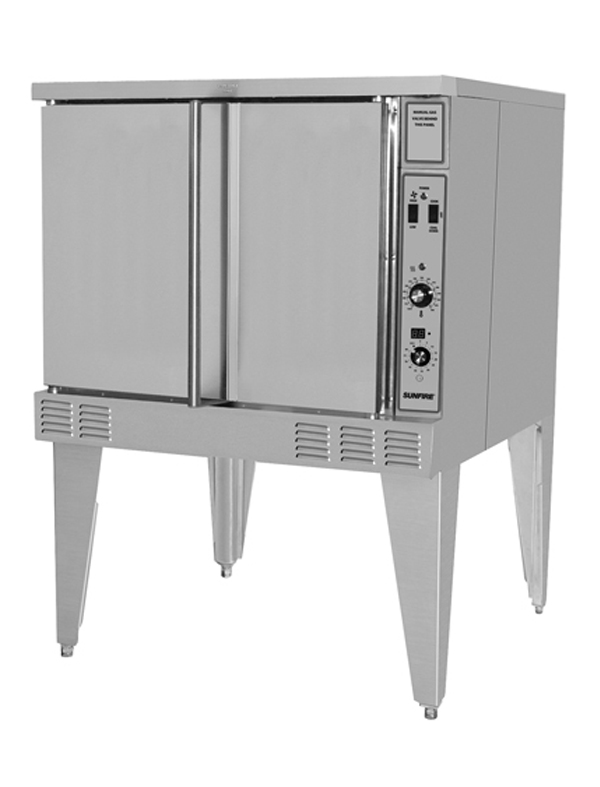 1 Deck Gas Convection Oven Standard Depth Garland SCO-GS-10S