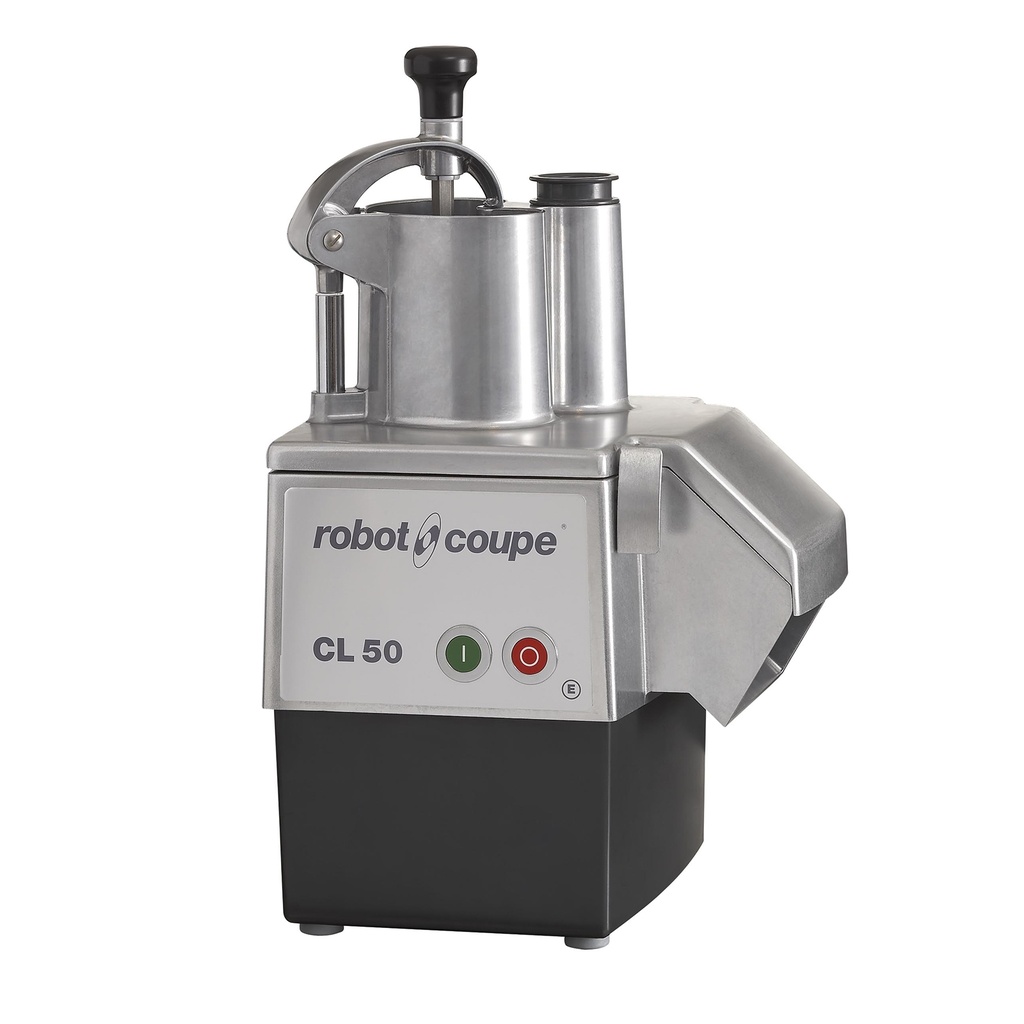 Robot Coupe CL50E Commercial Food Processor with Vegetable Prep Attachment and Grating Slicing Discs