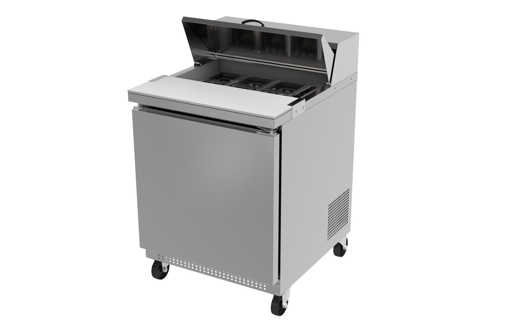 Ultra Cool 1 Door Sandwich Prep Table Cooler 27" UCTS-27-8