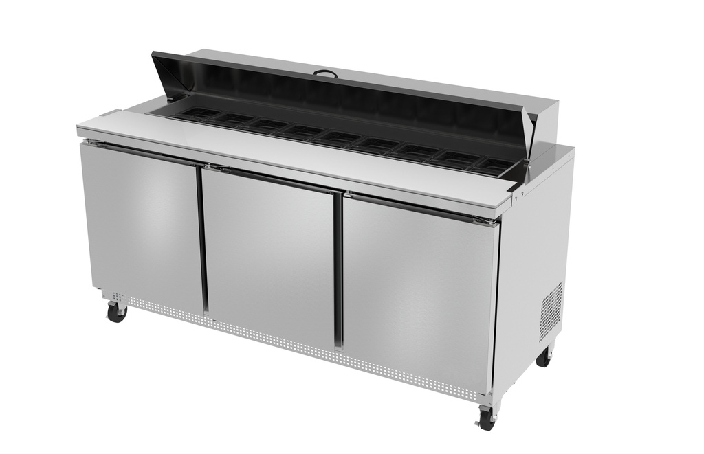 Ultra Cool 3 Door Sandwich Prep Table Cooler 72" UCTS-72-18