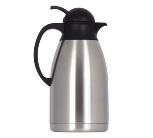 Spring USA 19602-5 Omega Beverage Server 68 oz Insulated Black Stainless Steel