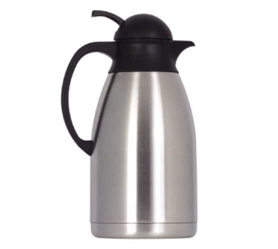 Spring USA 19602-5 Omega Beverage Server 68 oz Insulated Black Stainless Steel