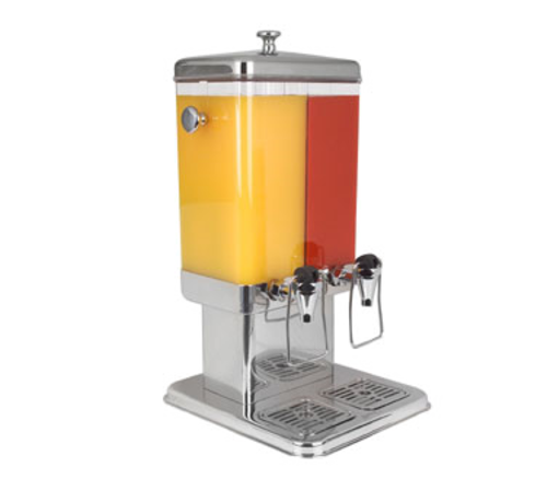 Spring USA 2512-6/5.2 Beverage Juice Dispenser Double 5L Polycarbonate Vessels