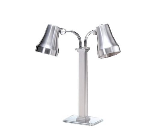 Spring USA 2792-5 Double Heat Lamp with Stainless Steel Finish and Bulbs