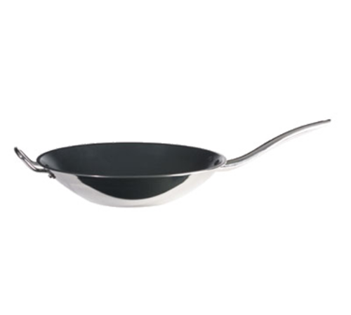 Spring USA 8218-60/35 Vulcano Induction Wok Pan 4qt Multi-Ply Stainless Steel